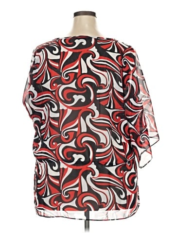 Chaps 3/4 Sleeve Blouse (view 2)