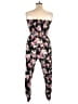 No Comment Floral Black Jumpsuit Size XL - photo 2