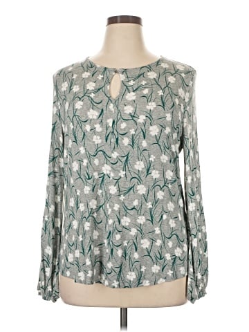 Liz Claiborne Long Sleeve Blouse (view 1)
