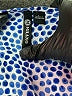Milano 100% Polyester Blue Sleeveless Blouse Size L - photo 4