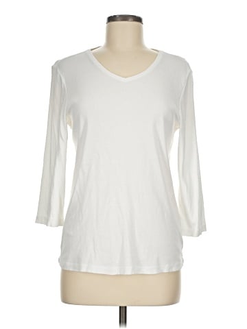 Chico's 3/4 Sleeve T-Shirt (view 1)