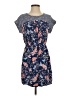 DR2 100% Rayon Paisley Blue Casual Dress Size S - photo 1