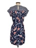 DR2 100% Rayon Paisley Blue Casual Dress Size S - photo 2
