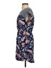 DR2 100% Rayon Paisley Blue Casual Dress Size S - photo 5