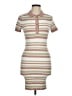 Guess Stripes Ivory Casual Dress Size M - photo 1