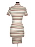 Guess Stripes Ivory Casual Dress Size M - photo 2