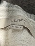 Ann Taylor LOFT Color Block Gray Pullover Sweater Size XL - photo 7