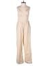 Japna Solid Tan Jumpsuit Size XS - photo 1