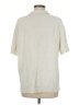 Zara Ivory Short Sleeve Button-Down Shirt Size M - photo 2