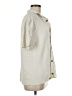 Zara Ivory Short Sleeve Button-Down Shirt Size M - photo 4