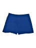 Zara 100% Polyester Solid Blue Shorts Size L - photo 1
