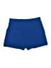 Zara 100% Polyester Solid Blue Shorts Size L - photo 2