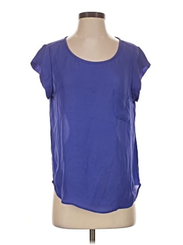 Joie Short Sleeve Silk Top (view 1)