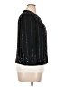 Joseph Ribkoff Metallic Black Jacket Size LgEstimated - photo 4