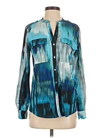 Calvin Klein Long Sleeve Blouse (view 1)