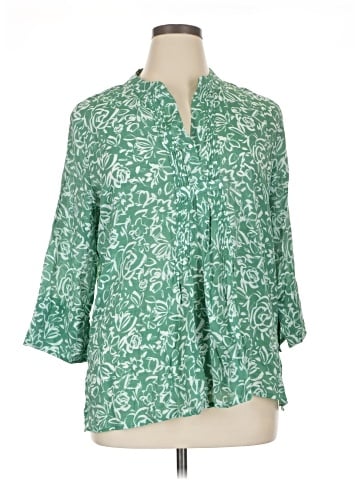 Counterparts 3/4 Sleeve Blouse (view 1)