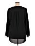 Joe Fresh 100% Polyester Black Long Sleeve Blouse Size XL - photo 2