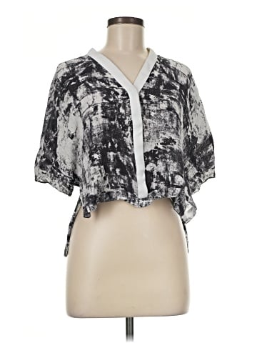 Helmut Lang Short Sleeve Blouse (view 1)