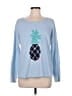 Lilly Pulitzer 100% Cotton Tropical Blue Sweatshirt Size M - photo 1