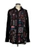 Johnny Was 100% Silk Black Long Sleeve Silk Top Size M - photo 1