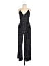 Kaileigh Polka Dots Black Jumpsuit Size L - photo 1