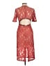 Alexis Red Cocktail Dress Size L - photo 2