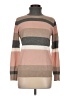 Joseph A. Stripes Tan Turtleneck Sweater Size M - photo 1