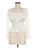 1.State 100% Polyester Ivory 3/4 Sleeve Blouse Size M - photo 1