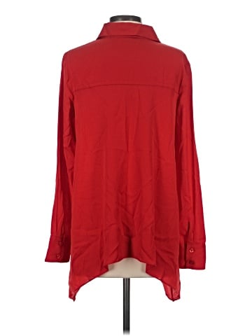 Milly Long Sleeve Silk Top (view 2)