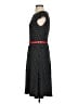 Anne Klein Polka Dots Black Casual Dress Size 2 - photo 5