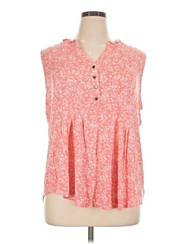 Kim Rogers Sleeveless Henley (view 1)
