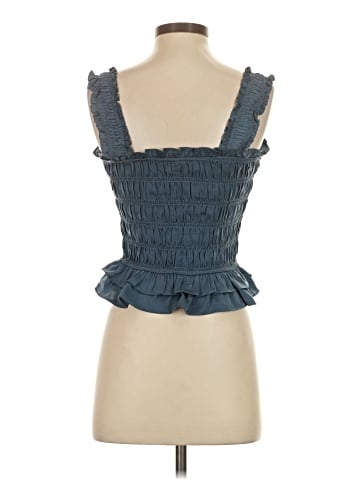 Aqua Sleeveless Blouse (view 2)