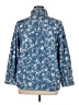 North Style 100% Cotton Blue 3/4 Sleeve Button-Down Shirt Size XL - photo 2