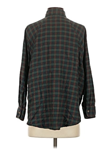 American Eagle Outfitters Long Sleeve Button-Down Shirt (view 2)