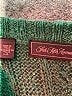 Saks Fifth Avenue Metallic Green Pullover Sweater Size L - photo 4