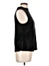 Halston Black Sleeveless Blouse Size L - photo 4