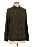 Apt. 9 100% Polyester Animal Print Brown Long Sleeve Blouse Size L - photo 1
