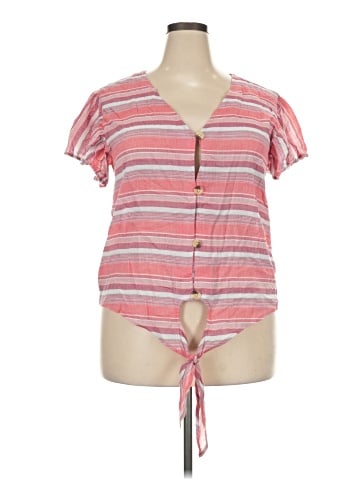a.n.a. A New Approach Short Sleeve Top (view 1)