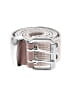 Faded Glory 100% Cotton Silver Belt Size Sm - Med - photo 1