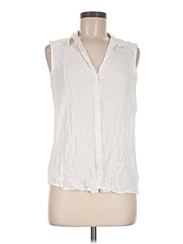 Fever Sleeveless Button-Down Shirt (view 1)