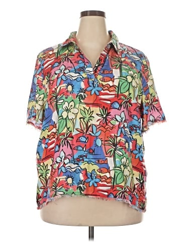 Chico's Short Sleeve Blouse (view 1)