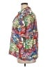 Chico's 100% Lyocell Tropical Red Short Sleeve Blouse Size XXL (4) - photo 5