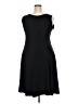 Creation Solid Black Casual Dress Size XXL - photo 2
