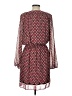 Max Studio Print Burgundy Casual Dress Size L - photo 2