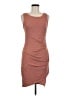 Leith Solid Brown Casual Dress Size M - photo 1