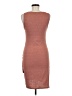 Leith Solid Brown Casual Dress Size M - photo 2