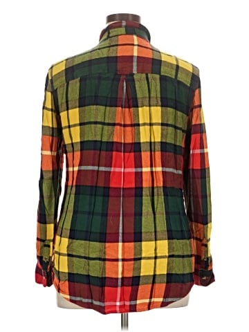 American Eagle Outfitters Long Sleeve Button-Down Shirt (view 2)
