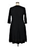 Creation Solid Black Casual Dress Size XXL - photo 2