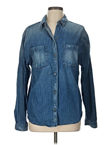 Adriano Goldschmied Long Sleeve Button-Down Shirt (view 1)