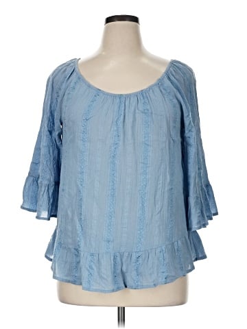 Hannah 3/4 Sleeve Blouse (view 1)